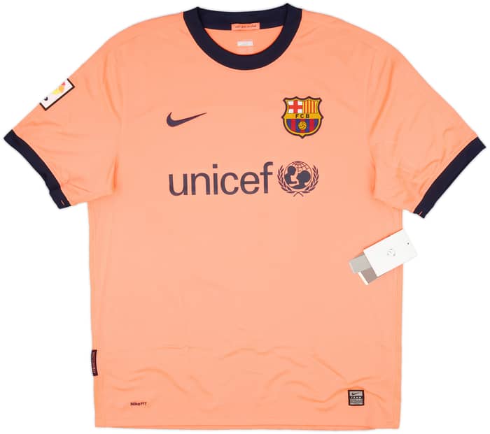 2009-10 Barcelona Away Shirt Messi #10 (L)