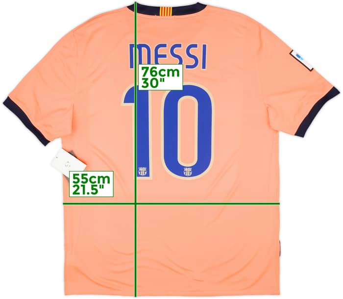 2009-10 Barcelona Away Shirt Messi #10 (L)