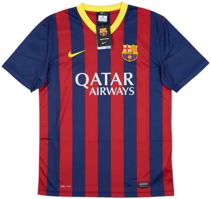 2013-14 Barcelona Basic Home Shirt Messi #10 (M)