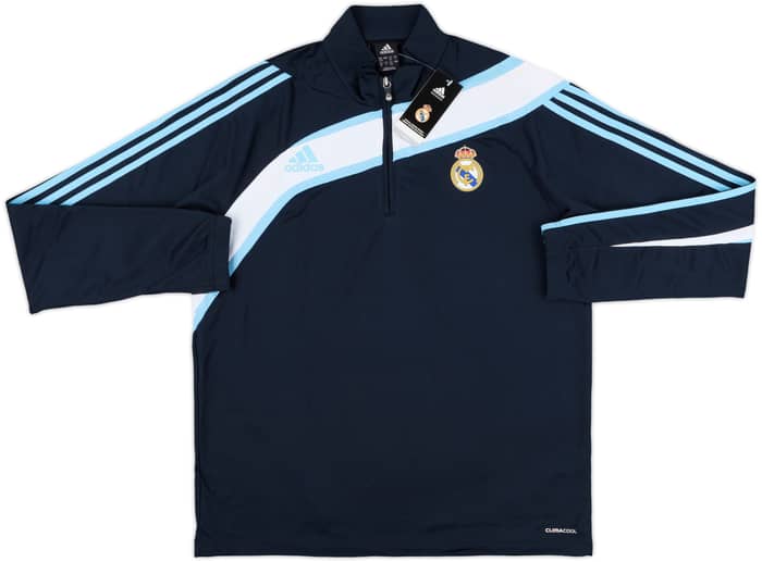 2009-10 Real Madrid adidas 1/4 Zip Drill Top (XL)