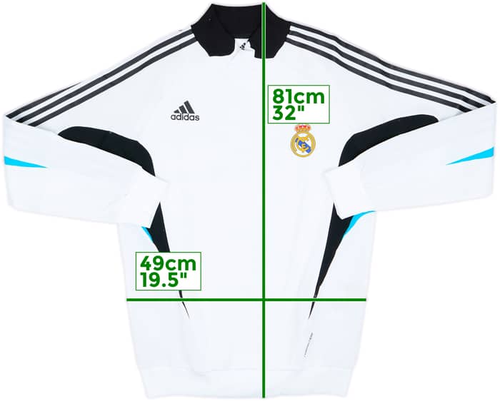 2008-09 Real Madrid adidas Sweat Top - 7/10 - (M)