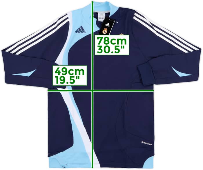 2007-08 Real Madrid Player Issue Formotion Sweat Top (M)