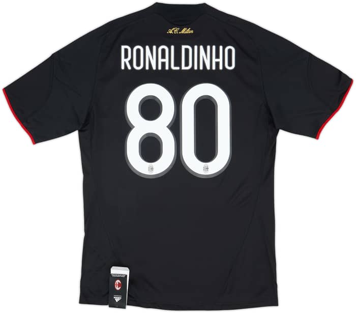 2009-10 AC Milan Third Shirt Ronaldinho #80 (M)
