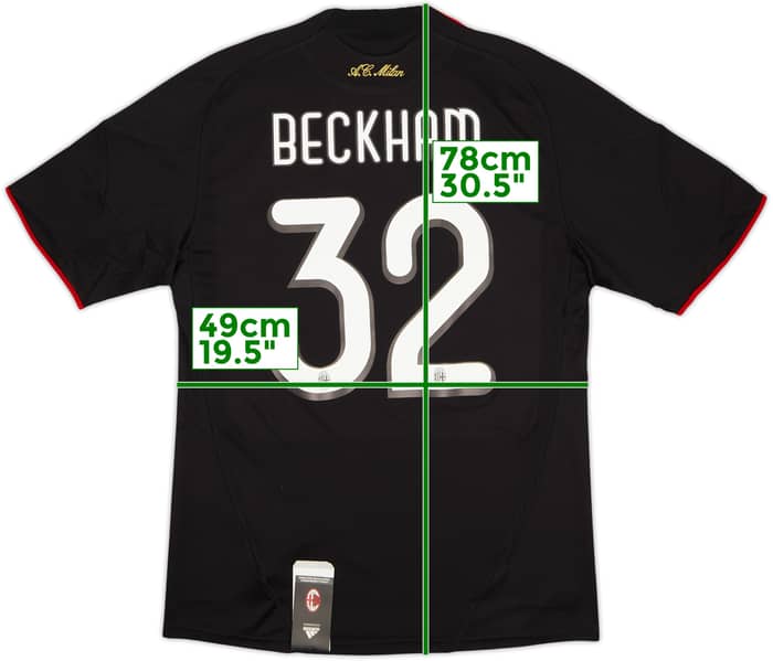 2009-10 AC Milan Third Shirt Beckham #32 (M)
