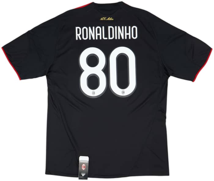 2009-10 AC Milan Third Shirt Ronaldinho #80 (XL)