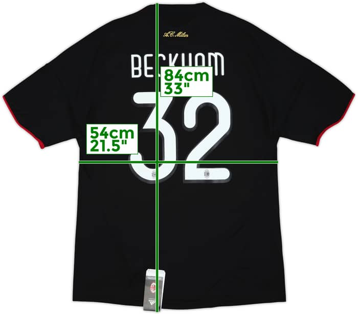 2009-10 AC Milan Third Shirt Beckham #32 (L)