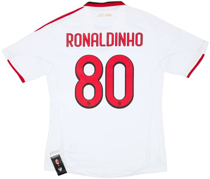 2008-09 AC Milan Away Shirt Ronaldinho #80 (L)