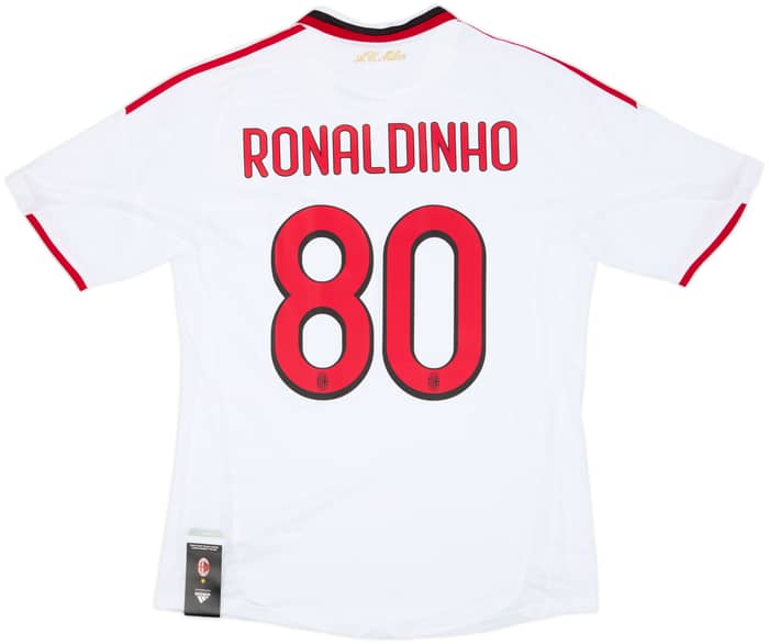 2008-09 AC Milan Away Shirt Ronaldinho #80 (L)