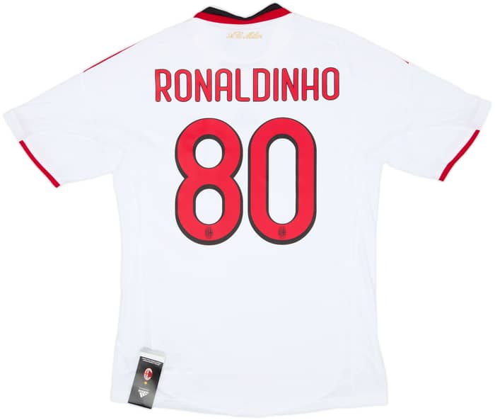 2008-09 AC Milan Away Shirt Ronaldinho #80 (M)
