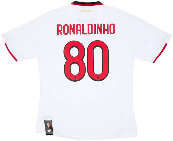 2008-09 AC Milan Away Shirt Ronaldinho #80 (XL)