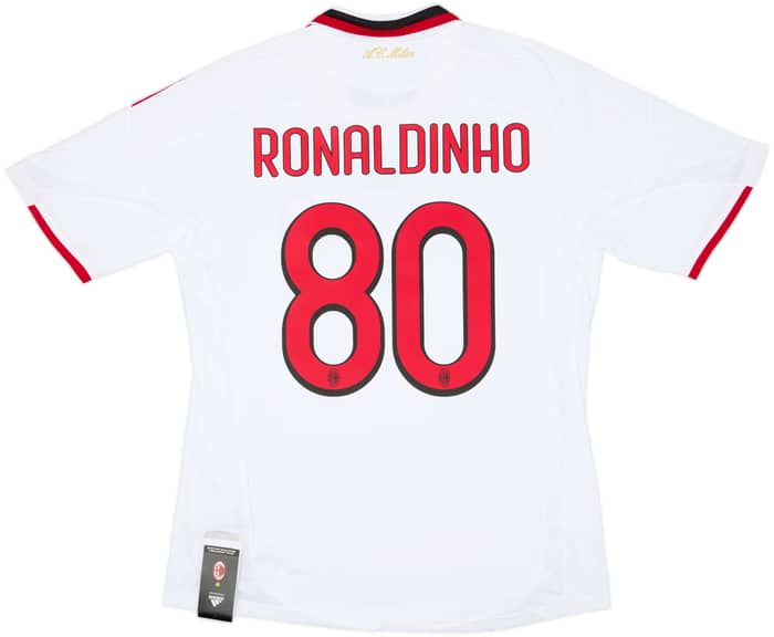 2008-09 AC Milan Away Shirt Ronaldinho #80 (L)