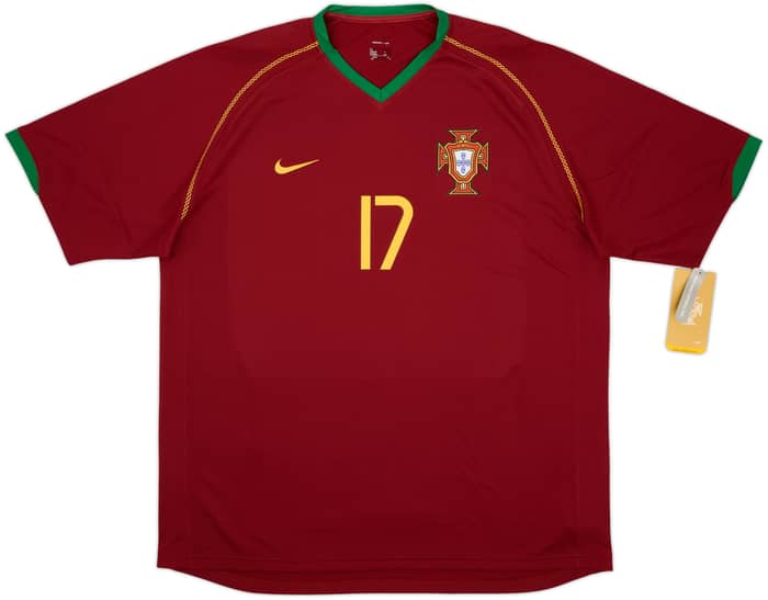 2006-08 Portugal Home Shirt C.Ronaldo #17 (XL)