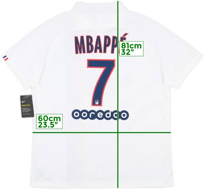 2019-20 Paris Saint-Germain Third Shirt Mbappe #7 (XL)