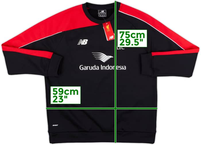 2015-16 Liverpool New Balance Sweat Top (XL)