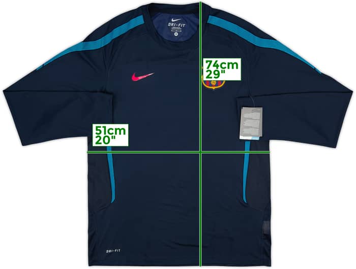 2010-11 Barcelona Nike Training L/S Shirt (M)