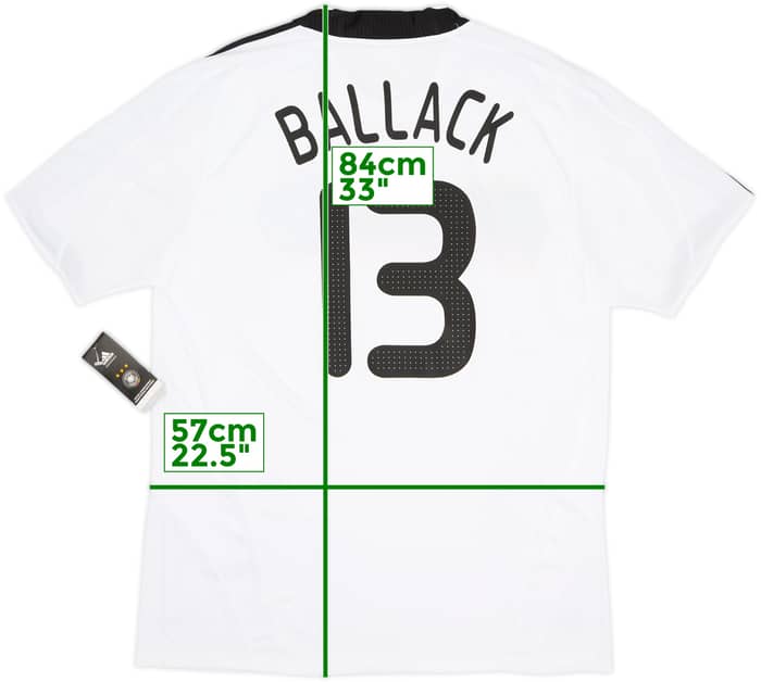 2008-09 Germany Home Shirt Ballack #13 (XL)