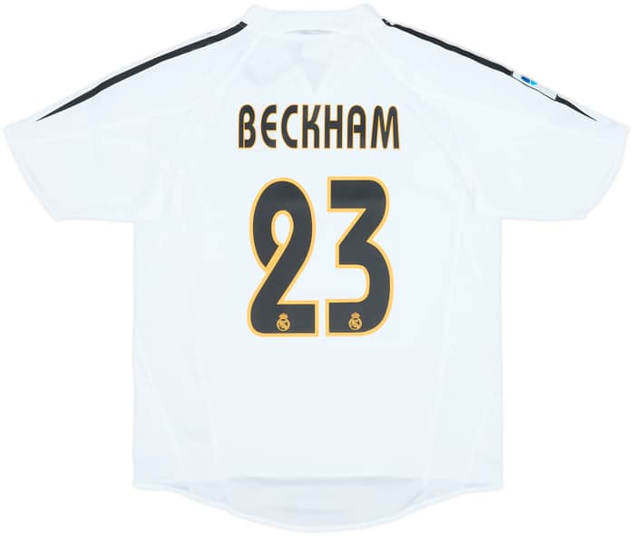 2004-05 Real Madrid Home Shirt Beckham #23 (XL.Boys)