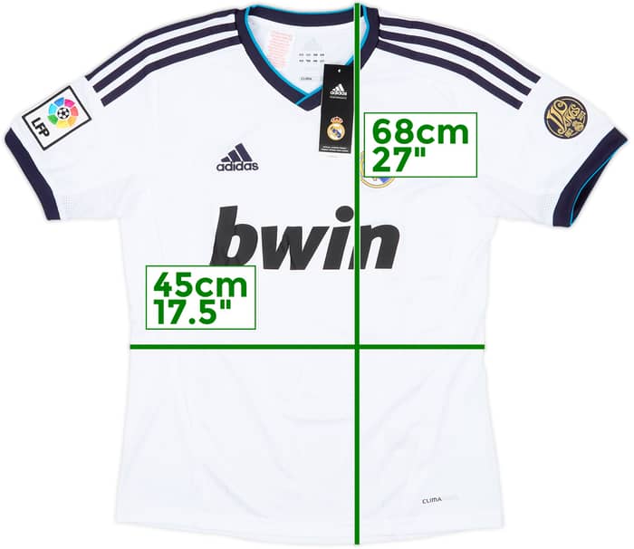 2012-13 Real Madrid Home Shirt (L.Boys)