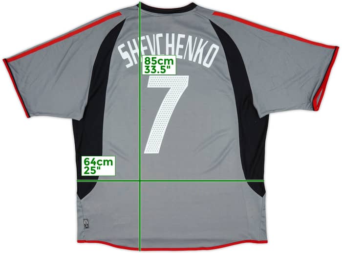2003-04 AC Milan Third Shirt Shevchenko #7 (XL)