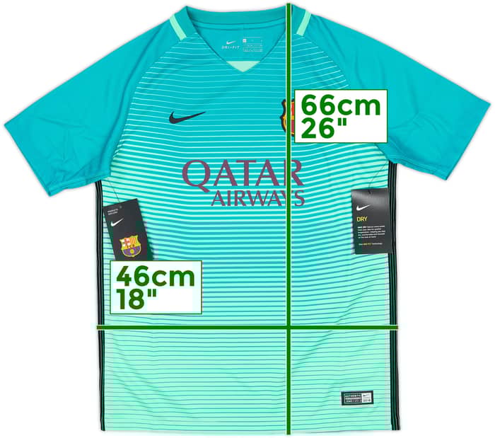 2016-17 Barcelona Third Shirt (L.Boys)