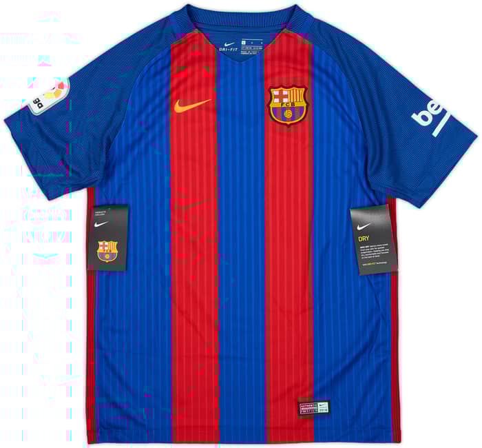 2016-17 Barcelona Home Shirt (L.Boys)