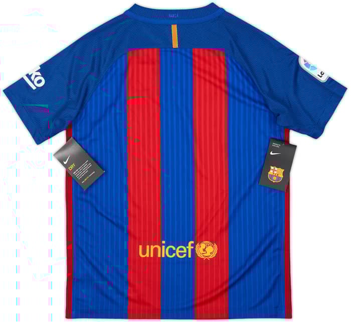 2016-17 Barcelona Home Shirt (L.Boys)