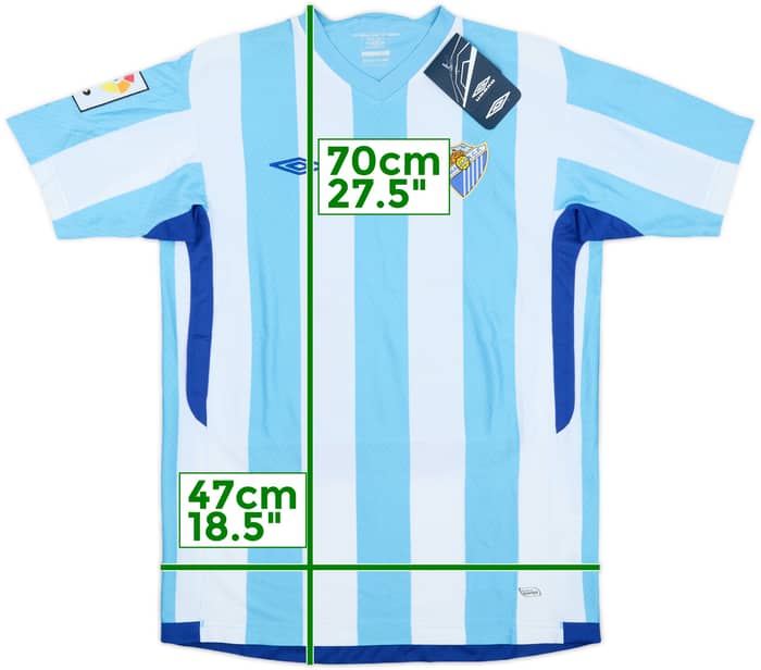 2009-10 Malaga Home Shirt (XL.Boys)
