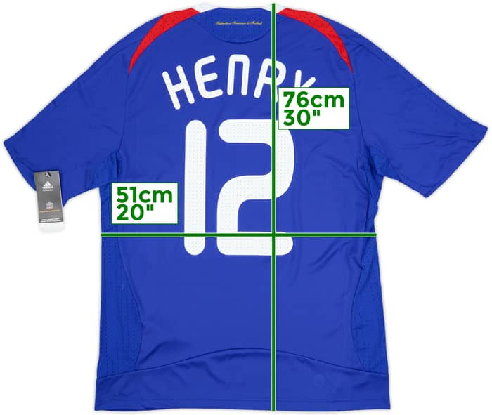 2007-08 France Home Shirt Henry #12 (M)
