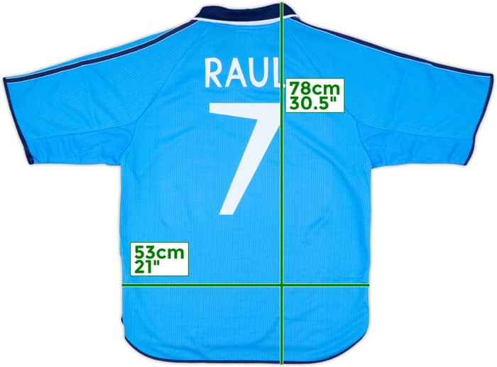 1999-00 Real Madrid Third Shirt Raul #7 (L)