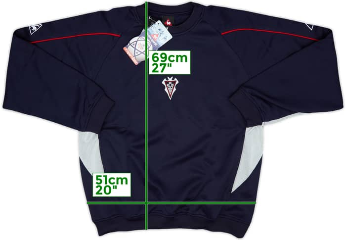 2004-05 Albacete Le Coq Sportif Sweat Top (L)