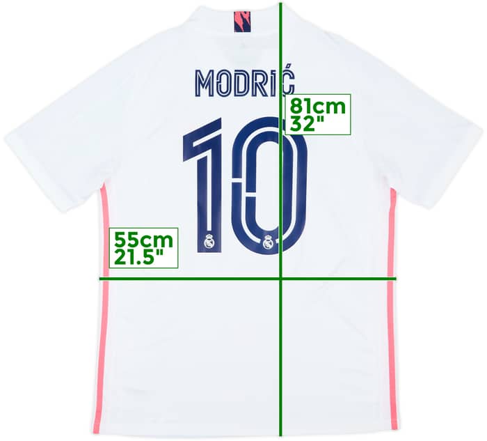 2020-21 Real Madrid Home Shirt Modric #10 (L)