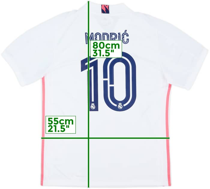 2020-21 Real Madrid Home Shirt Modric #10 (L)