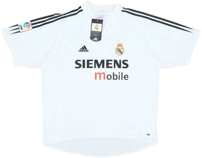 2004-05 Real Madrid Home Shirt Zidane #5 (XL)