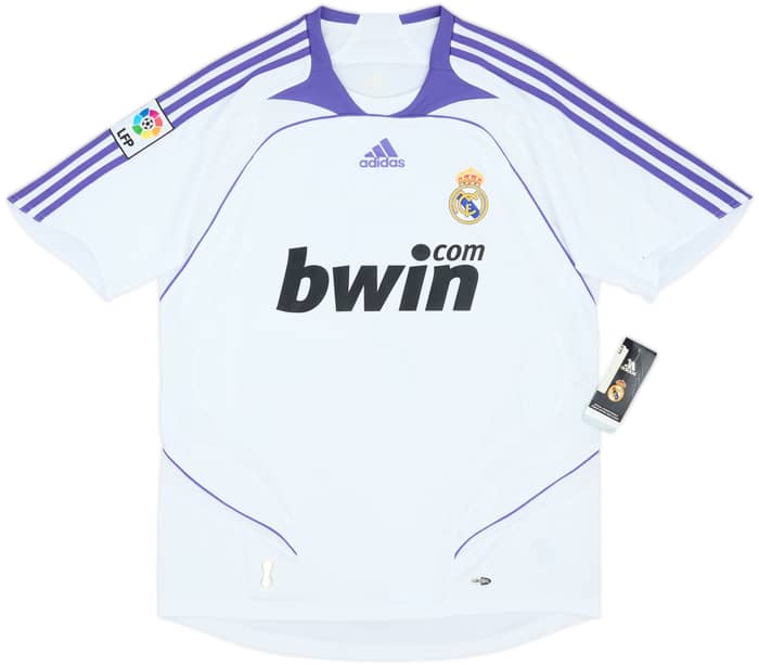 2007-08 Real Madrid Home Shirt Raul #7 (M)