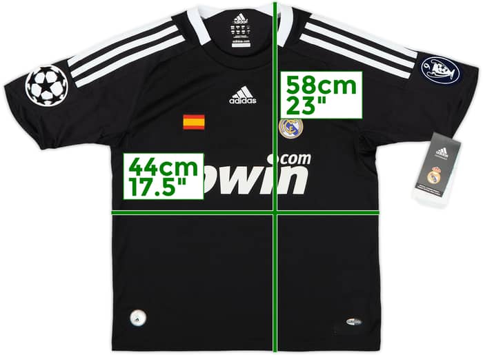 2008-09 Real Madrid CL Third Shirt (S.Boys)