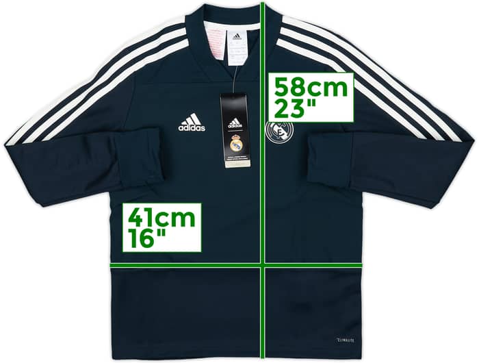 2018-19 Real Madrid adidas Drill Top (S.Boys)