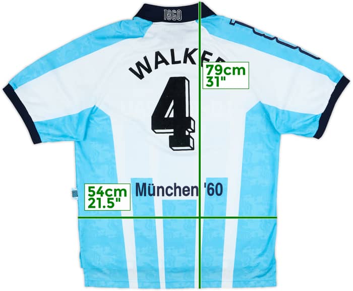 1996-97 1860 Munich Home Shirt Walker #4 - 5/10 - (L)