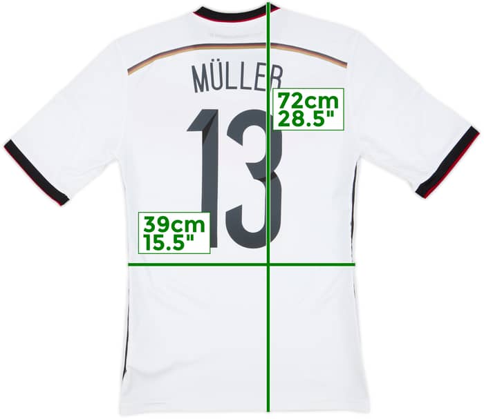 2014-15 Germany Home Shirt Muller #13 - 8/10 - (S)