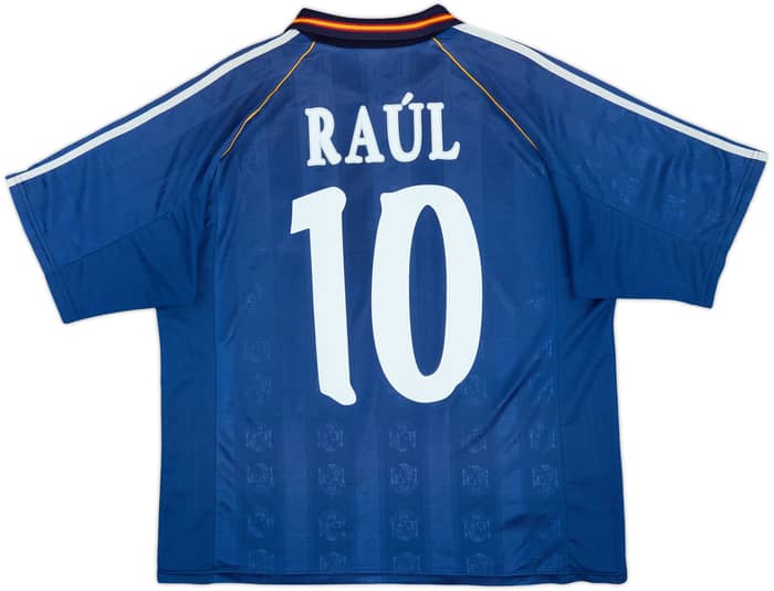 1999-00 Spain Away Shirt Raul #10 - 8/10 - (L)