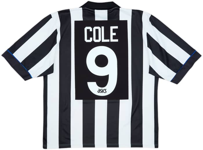 1993-95 Newcastle Home Shirt Cole #9 - 7/10 - (XL)