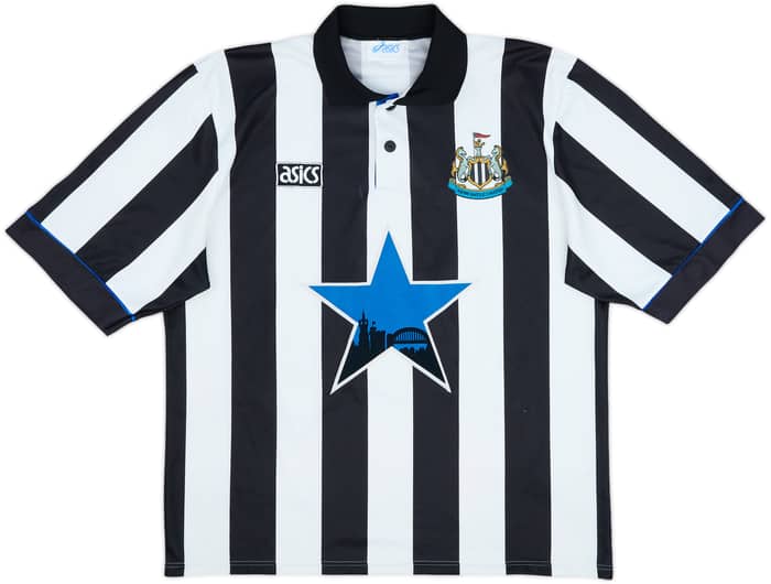 1993-95 Newcastle Home Shirt Cole #9 - 7/10 - (XL)