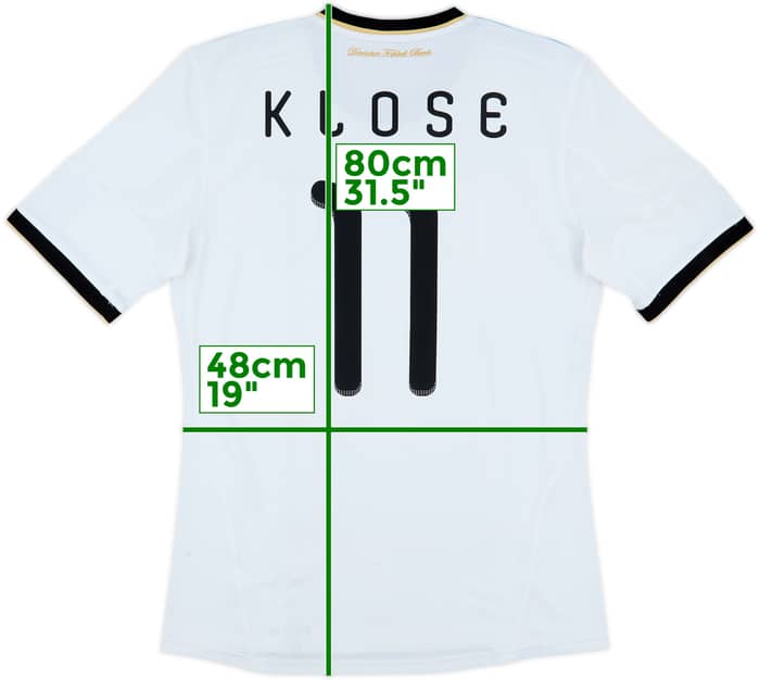 2010-11 Germany Home Shirt Klose #11 - 6/10 - (M)