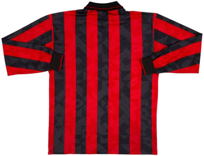 1993-94 AC Milan Home L/S Shirt - 8/10 - (L)
