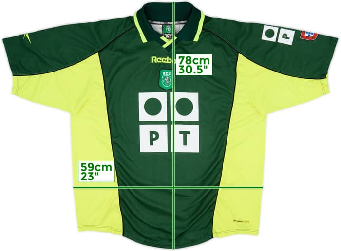 2000-01 Sporting CP Away Shirt - 9/10 - (XL)