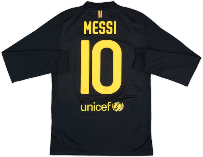 2011-12 Barcelona Away L/S Shirt Messi #10 - 10/10 - (S)