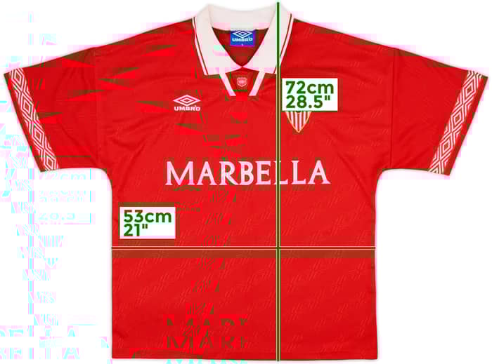 1994-96 Sevilla Away Shirt - 9/10 - (M)