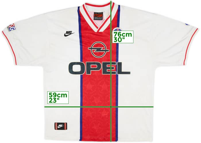 1995-96 Paris Saint-Germain Away Shirt - 8/10 - (XL)