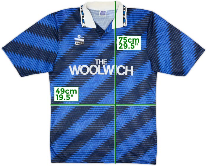 1991-92 Charlton Away Shirt - 8/10 - (M)