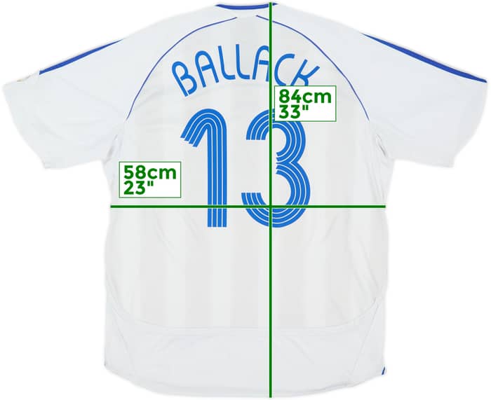 2006-07 Chelsea Away Shirt Ballack #13 - 6/10 - (XL)