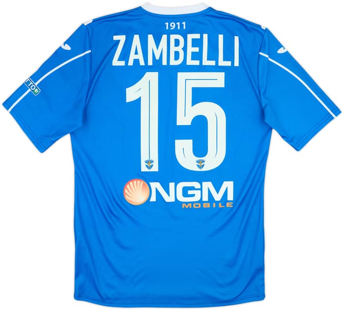 2014-15 Brescia Home Shirt Zambelli #15 - 7/10 - (L)